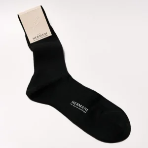 Filo di Scozia Cotton Mid-Calf - Nero