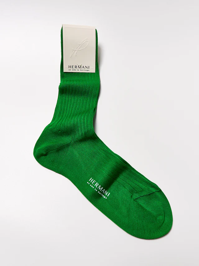 Filo di Scozia Cotton Mid-Calf - Verde