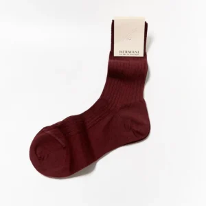 Merino Mid-Calf Bordeaux