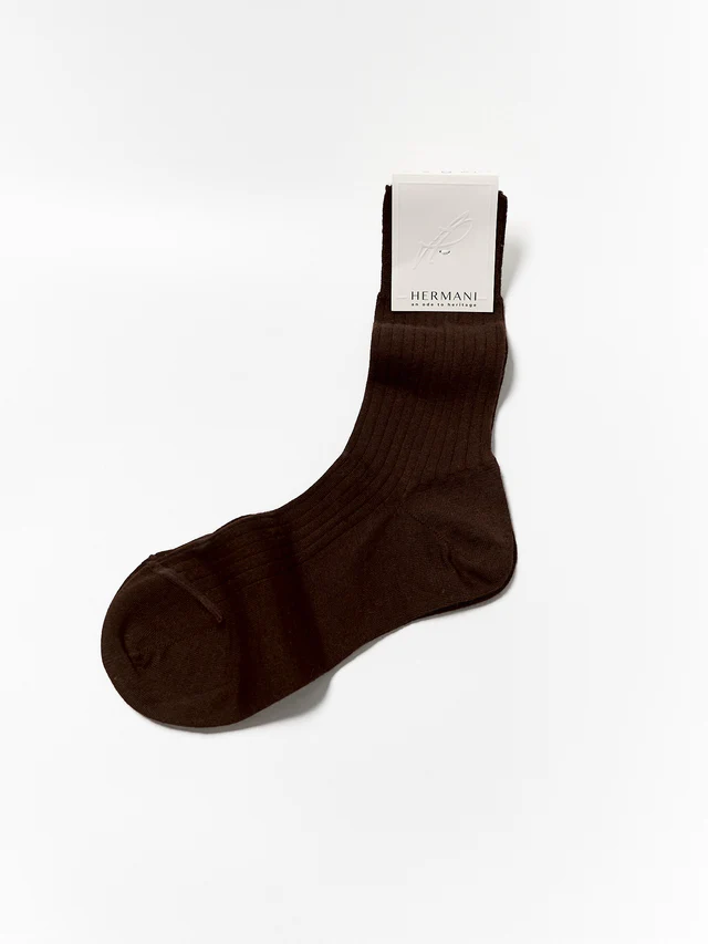Merino Mid-Calf Marrone