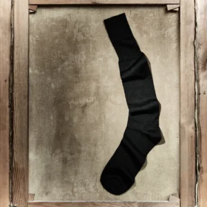 Luxury Cashmere-Silk Knee-High - Nero